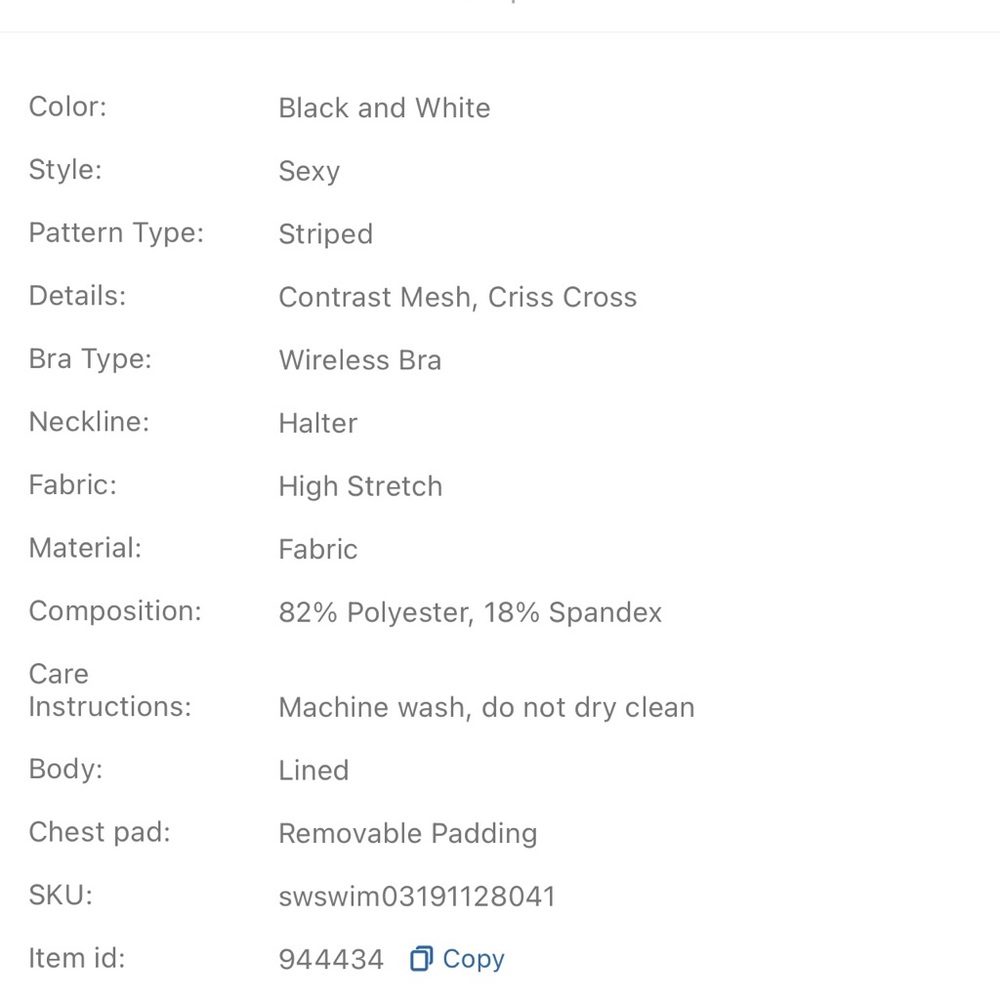 ❌SOLD❌Plus Striped Contrast Mesh One Piece Swimsuit - Picture 3 of 8